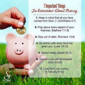 7 Important Things to Remember About Money 7 Important Things to Remember About Money